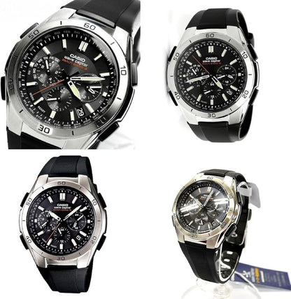 Casio Radio-Controlled Solar Watch Black