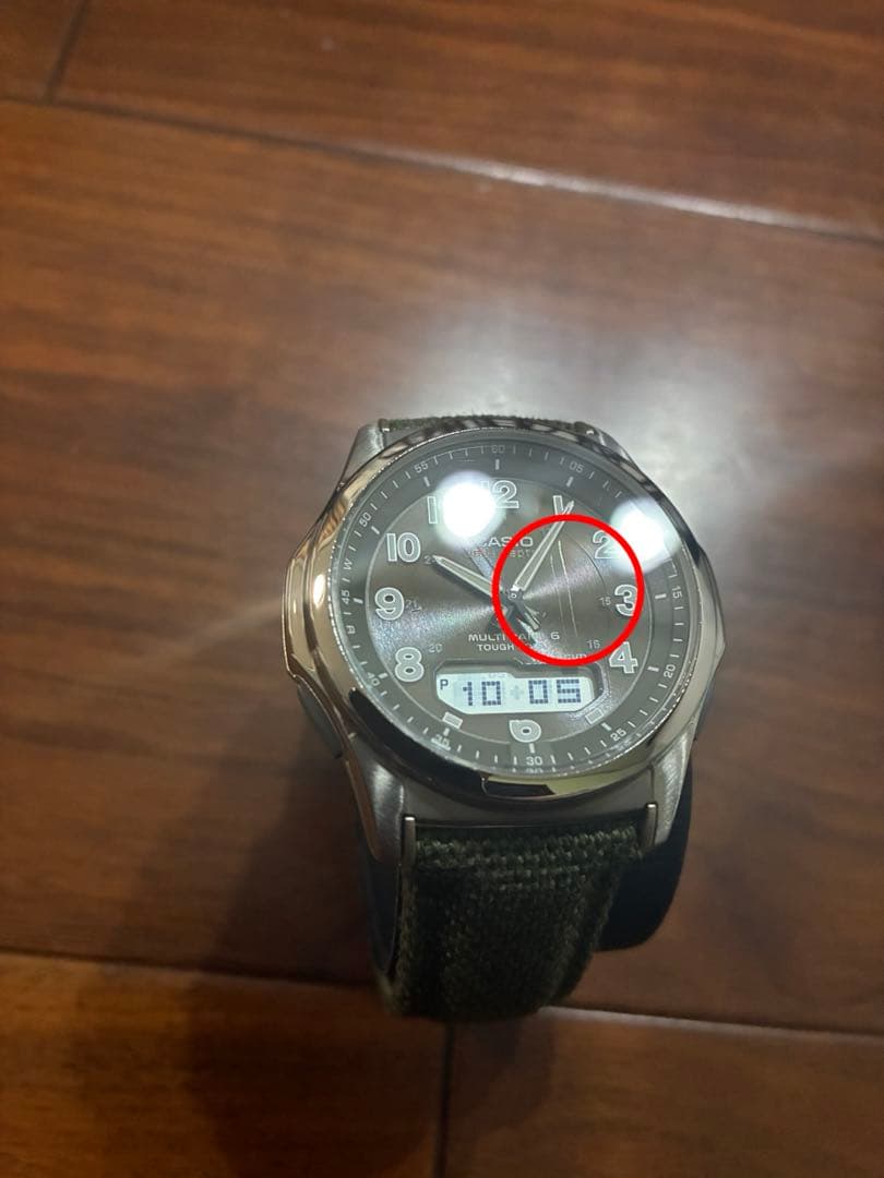 Casio WVA-M630B-3AJF Wave Ceptor Solar Watch with Military Band Japan Import