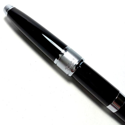 Cross Apojii Criter Chip Rollerball Pen Model AT0125-2 Black Lacquer with Chrome Finish — Japan Import