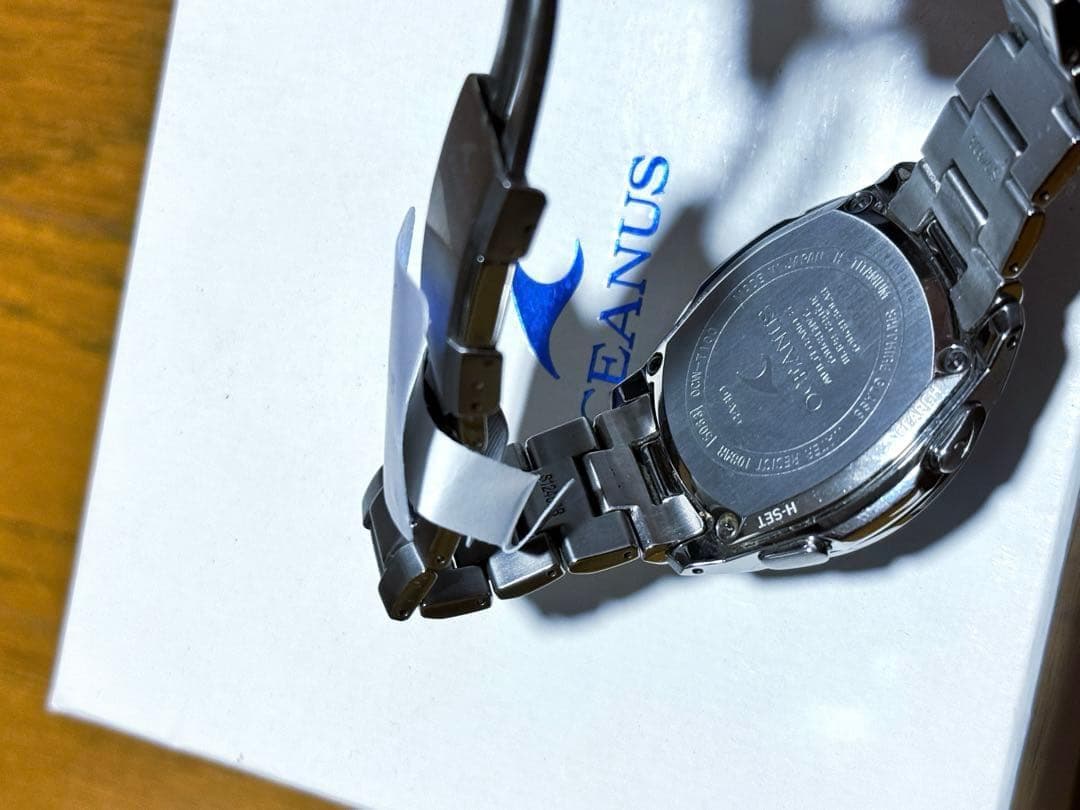 Casio Oceanus OCW-T100 Solar Radio Watch with Accessories Japan Import