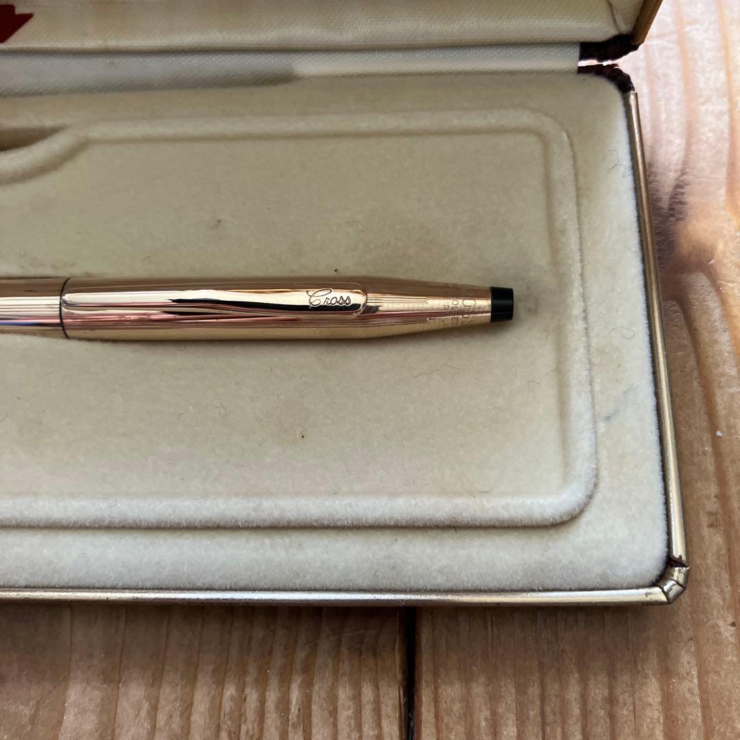 Cross Gold Metal Ballpoint Pen with Case