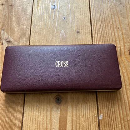 Cross Gold Metal Ballpoint Pen with Case