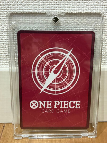 One Piece Jewelry Bonnie Leader Parallel Card displayed in protective sleeve