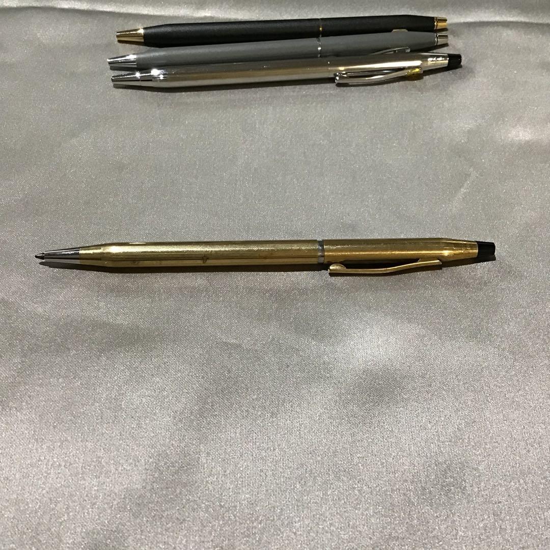 Cross Classic Century Ballpoint Pen USA Model Slim Body Gold and Stainless Steel