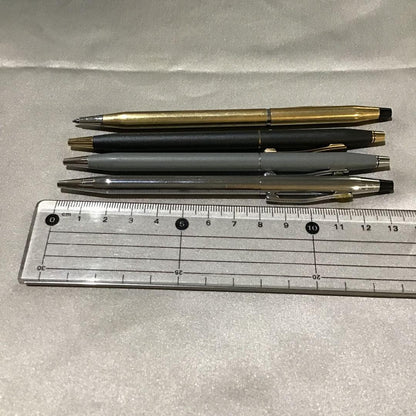 Cross Classic Century Ballpoint Pen USA Model Slim Body Gold and Stainless Steel