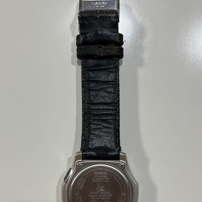 Casio Wave Ceptor Solar Radio Watch Model WVA-470 Multi-Band 6 Black — Japan Import
