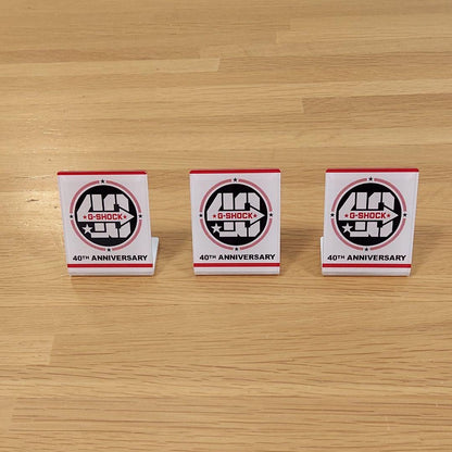 Casio G-Shock 40th Anniversary Display Sign 6-Piece Set Not for Sale — Japan Import