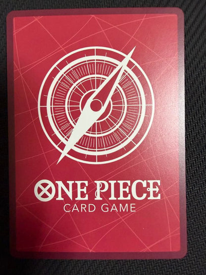 One Piece Music Fiesta Leader Uta P-011 Japanese card with film feature, 5 life points, and 5000 power