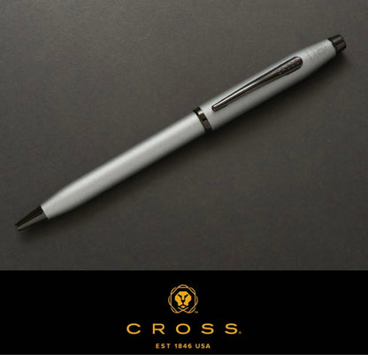 Cross 5032 Silver Black Ballpoint Pen Japan Import