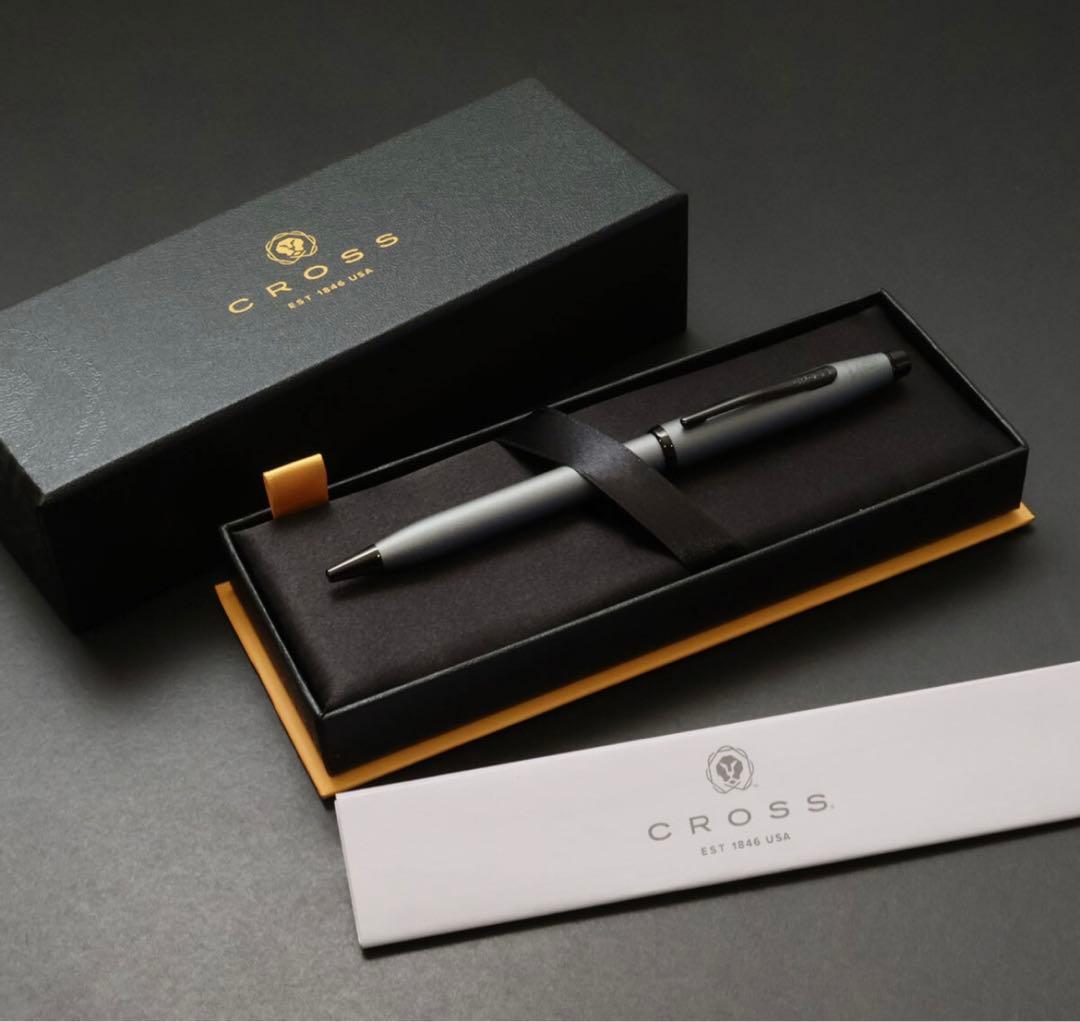 Cross 5032 Silver Black Ballpoint Pen Japan Import