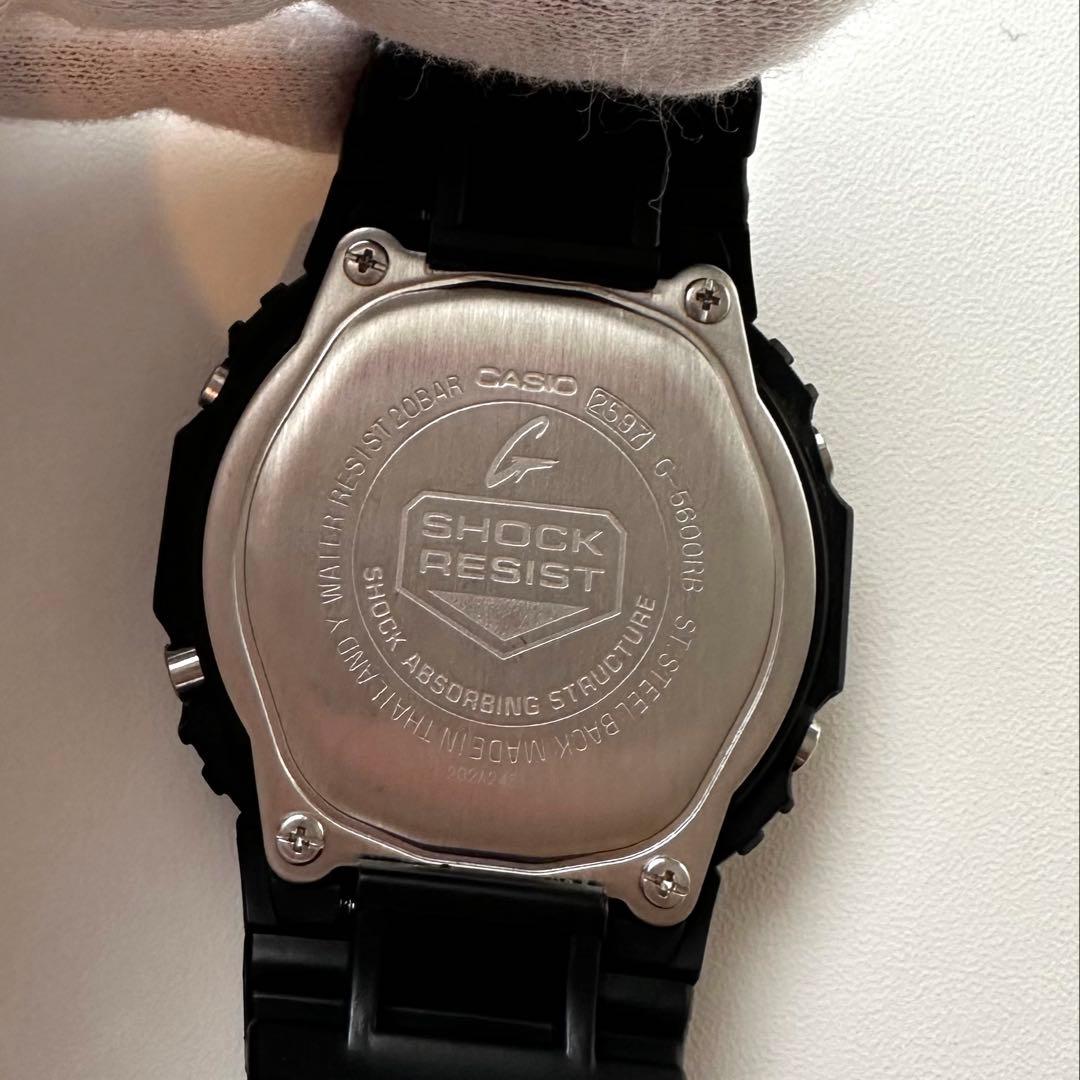 Casio G-Shock G-5600RB 2004 Model Black LCD with Red Accent Japan Import