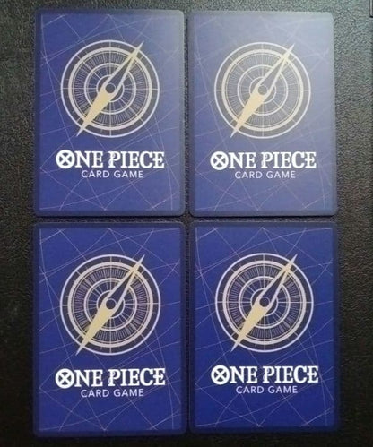 Big Mom Charlotte Linlin parallel 4 cards set from One Piece series in protective sleeves