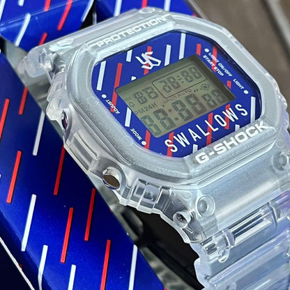 Casio G-Shock DW-5600 Swallows Model 2024 Tsubakuro Collaboration Watch — Japan Import