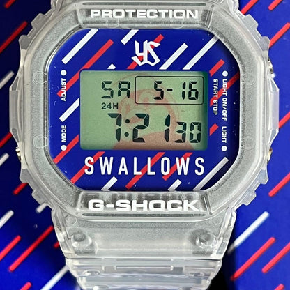 Casio G-Shock DW-5600 Swallows Model 2024 Tsubakuro Collaboration Watch — Japan Import