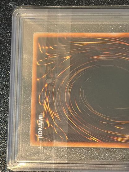 Yugioh Black Luster Soldier ARS7 Ultra Rare PSA10 Japanese trading card in protective case