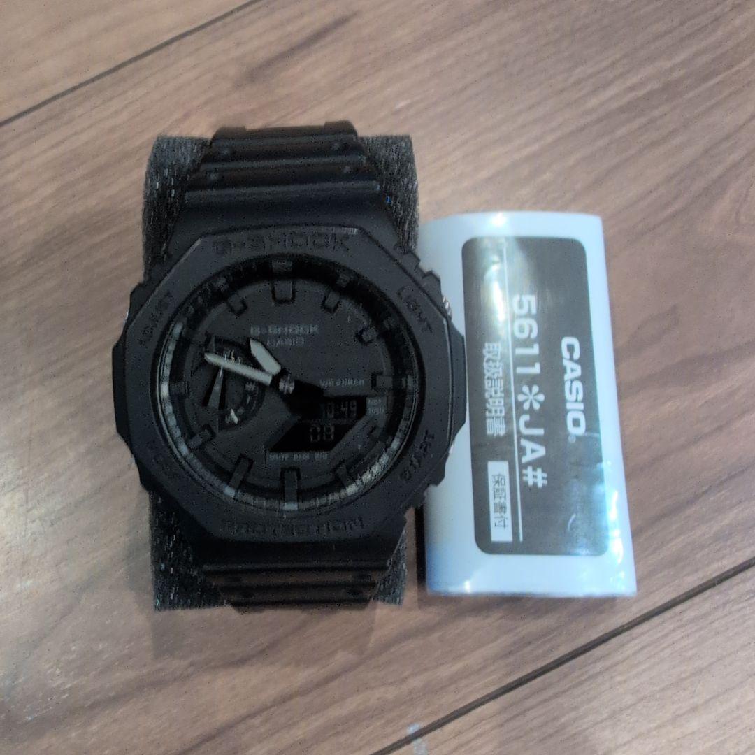Casio G-Shock 5611JA All Black Square Watch with Octagonal Bezel — Japan Import
