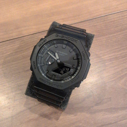 Casio G-Shock 5611JA All Black Square Watch with Octagonal Bezel — Japan Import