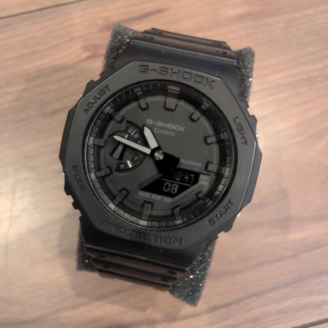 Casio G-Shock 5611JA All Black Square Watch with Octagonal Bezel — Japan Import