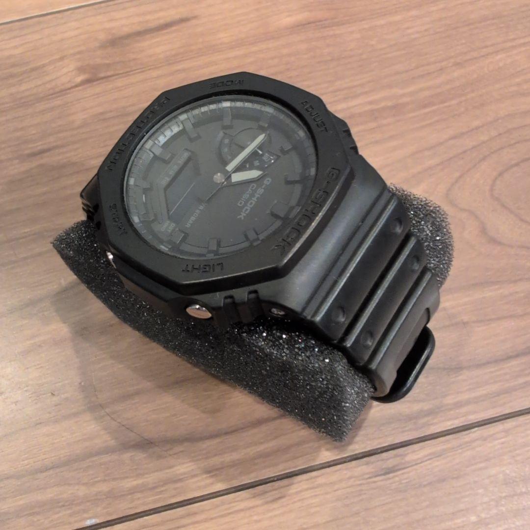 Casio G-Shock 5611JA All Black Square Watch with Octagonal Bezel — Japan Import