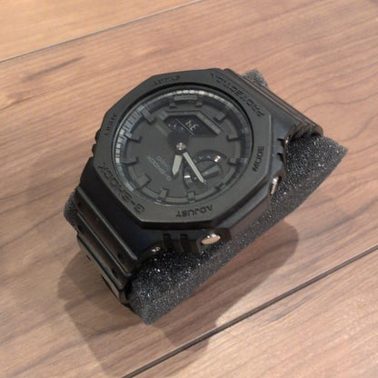 Casio G-Shock 5611JA All Black Square Watch with Octagonal Bezel — Japan Import