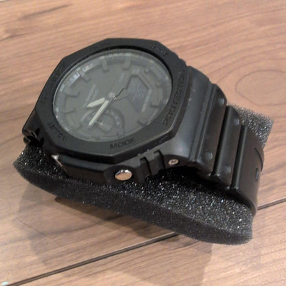 Casio G-Shock 5611JA All Black Square Watch with Octagonal Bezel — Japan Import