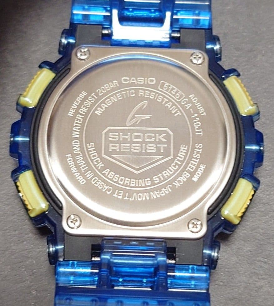 Casio G-Shock GA-110JT-2AJF Model Watch with Skeleton and Bright Colors — Japan Import
