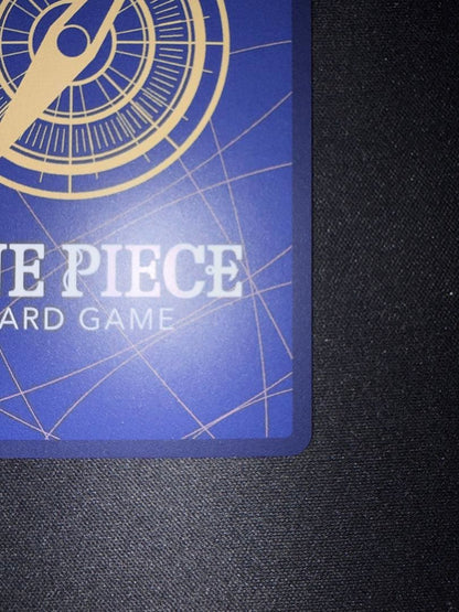 One Piece Matching Battle Card Game promotional pack featuring Uta ST23-001 with FILM attribute and blocker ability