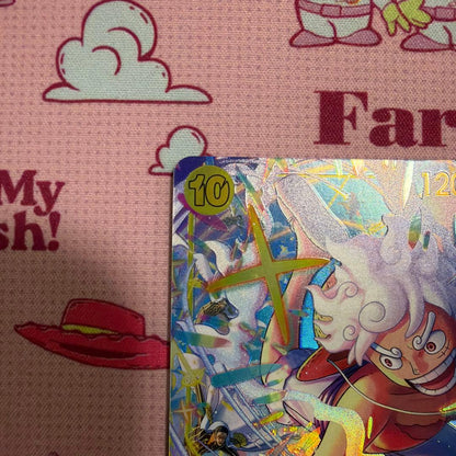 One Piece Monkey D. Luffy EB04-001 SEC Parallel Card Japanese import showing character art and rarity details