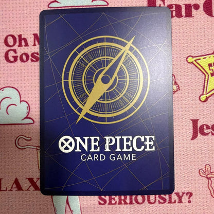 One Piece Monkey D. Luffy EB04-001 SEC Parallel Card Japanese import showing character art and rarity details