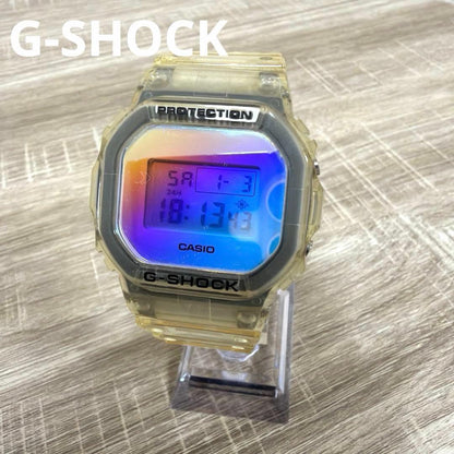 Casio G-Shock DW-5600SRS-7JF Skeleton Rainbow Vapor Deposition Digital Watch — Japan Import
