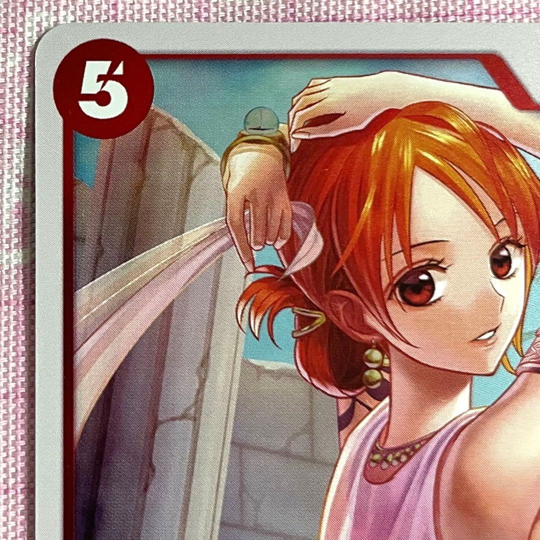 Bandai One Piece Heroines Edition Nami R EB03-006 red attribute collectible card from Japan