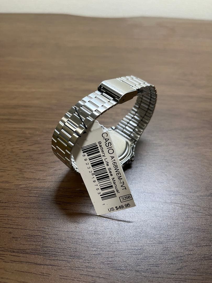 Casio Vintage A168WEM-7VT Digital Watch with Backlight and Date Display — Japan Import