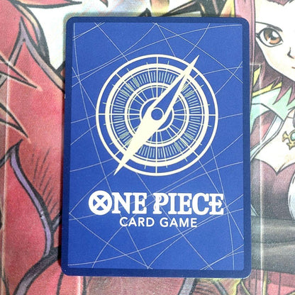One Piece Rare Play Use Card OP09-096 Parallel Foil Embossed Japan Import with visible foil and embossed design