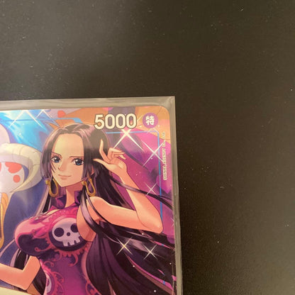 One Piece Card Game Boa Hancock SR Parallel Japanese trading card with vibrant artwork