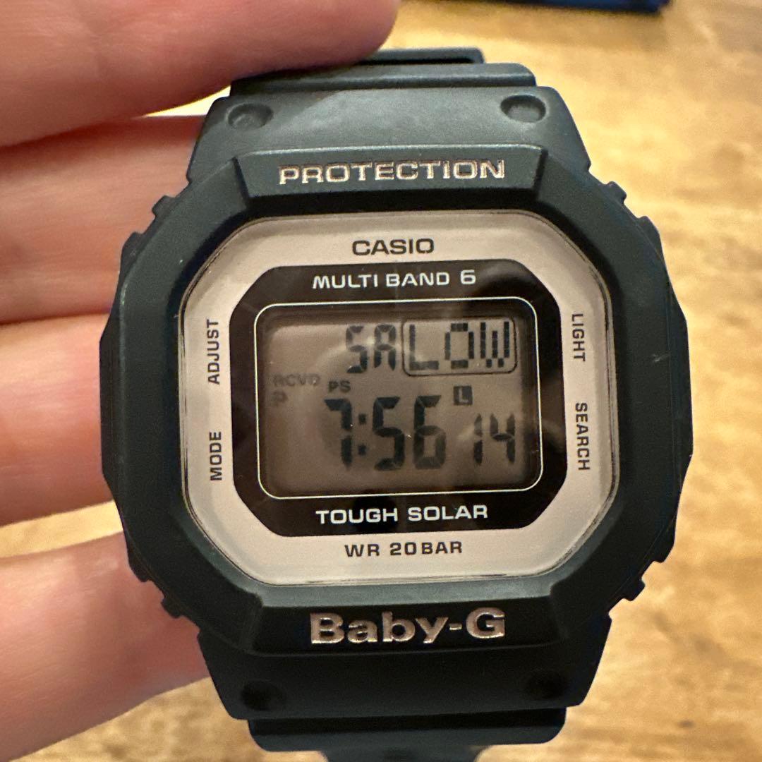 Casio Baby-G Multi Band 6 Watch Black and Pink Japan Import