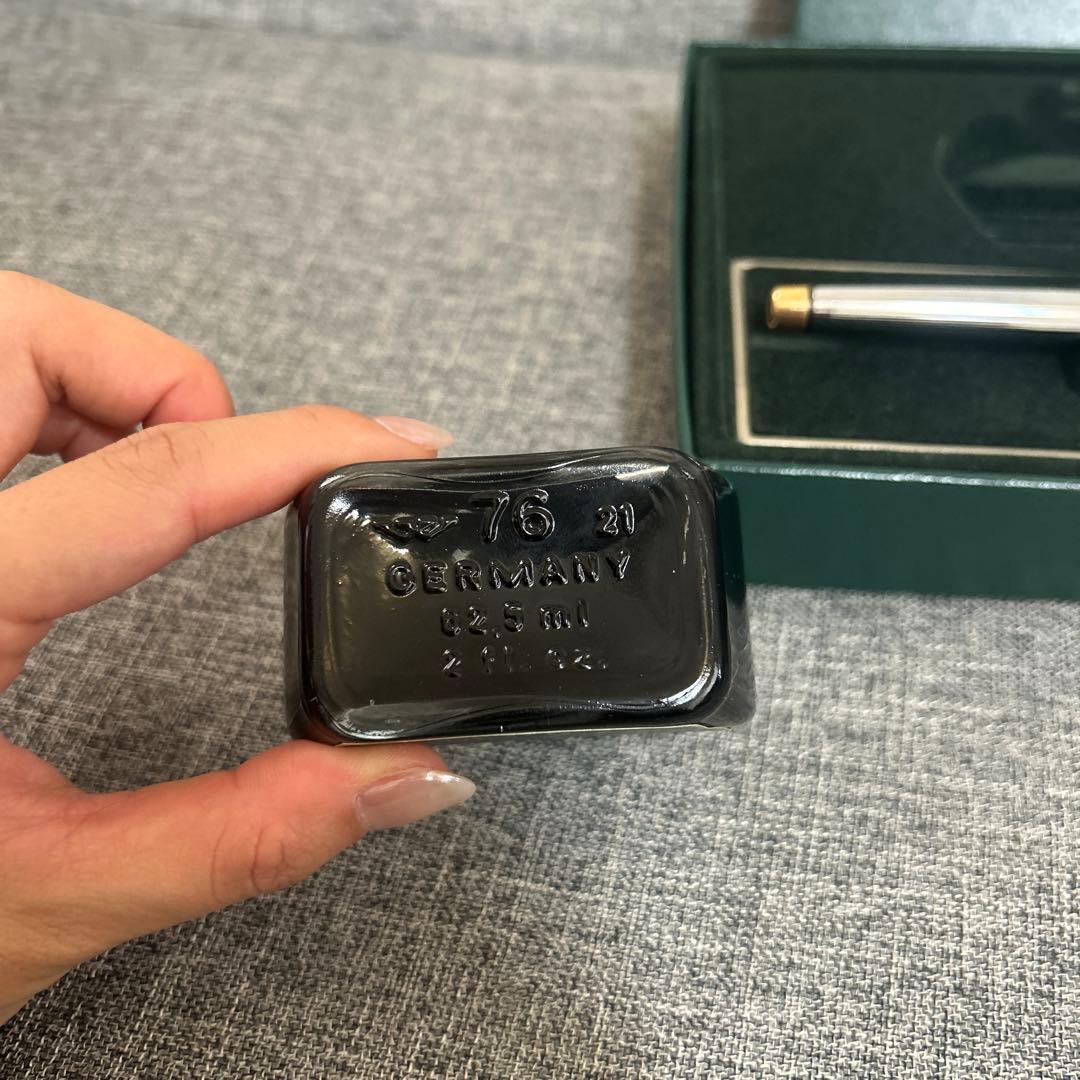 Cross Townsent Fountain Pen Gift Green Ink Bottle Gold