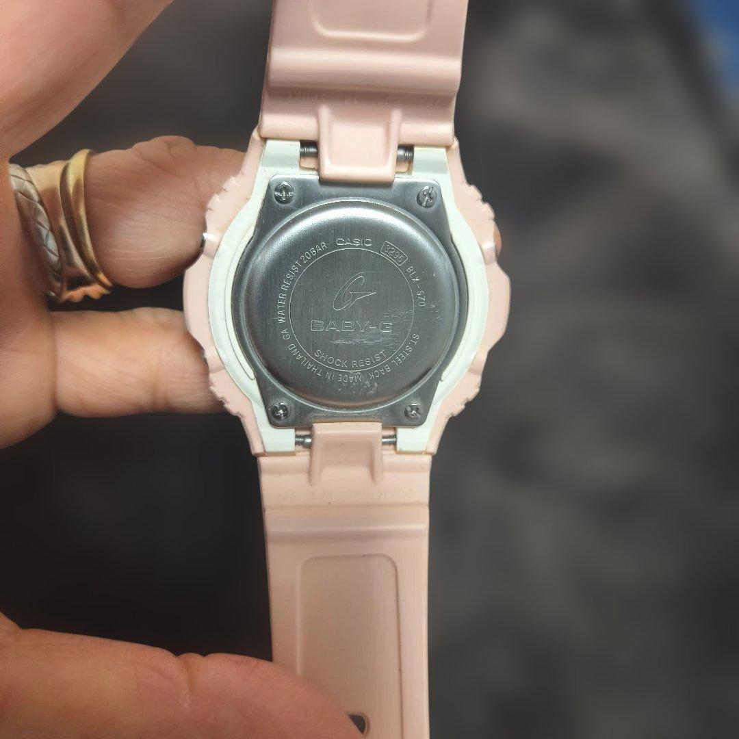 Casio Baby-G Pink Watch Shock Resistant Water Resistant Watch