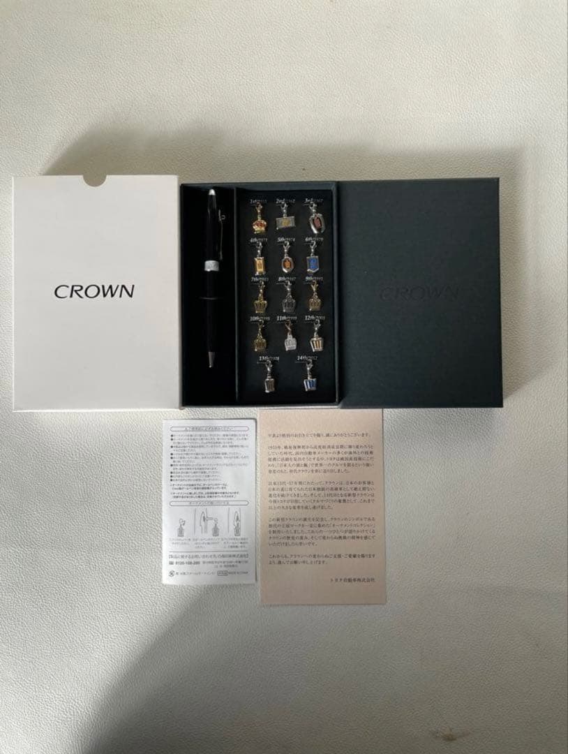 Toyota Crown Cross Ballpoint Pen Ornament Collection 14 Historic Ornaments — Japan Import