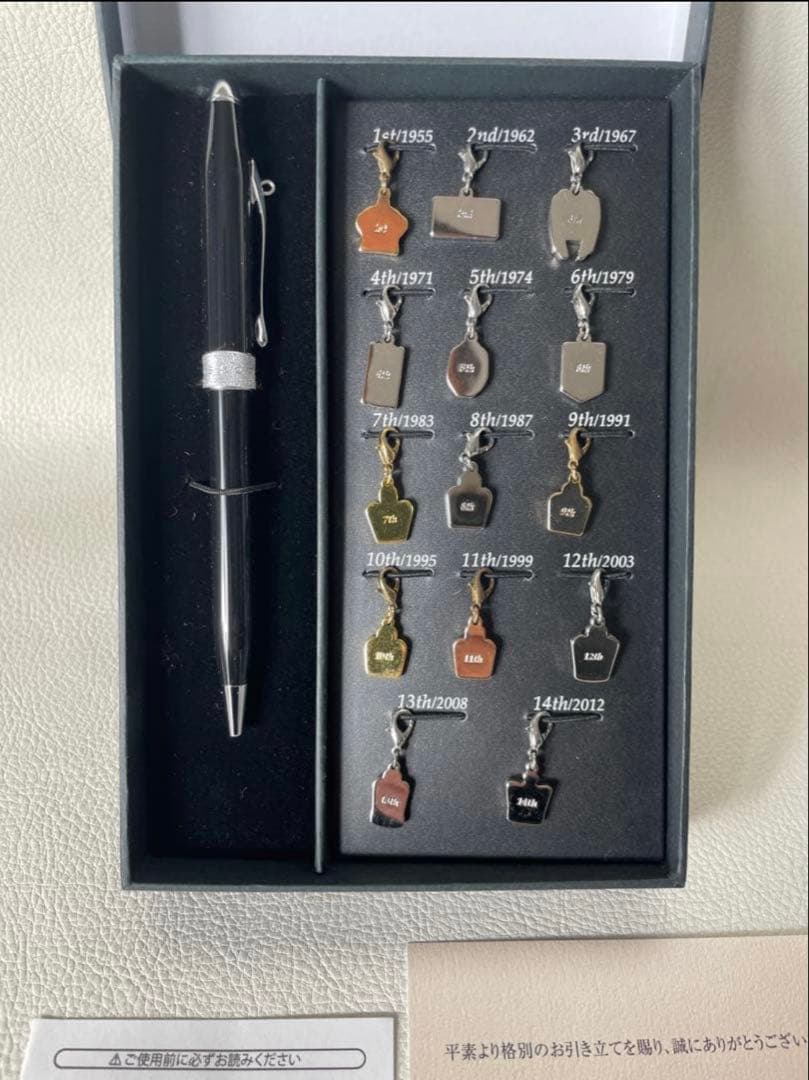 Toyota Crown Cross Ballpoint Pen Ornament Collection 14 Historic Ornaments — Japan Import