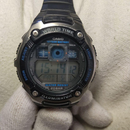 Casio W-800H Digital Watch With 20 Bar Water Resistance and World Time — Japan Import