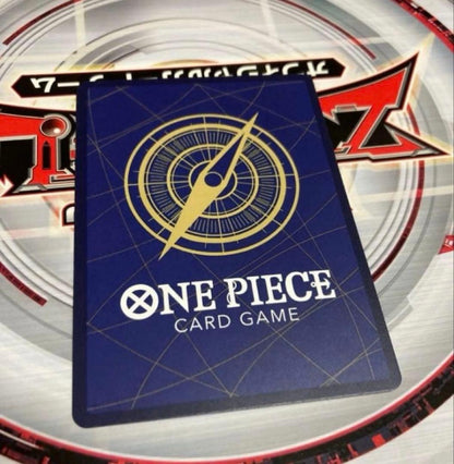 One Piece Monkey D. Luffy P-115 promo parallel trading card featuring Boa Hancock with verification images