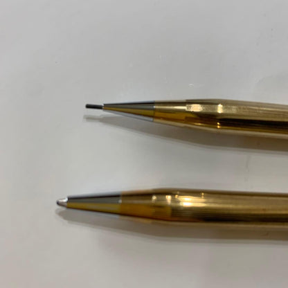Cross Vintage 1980s USA Made 10KT Gold Filled Pen Set with Mechanical Pencil and Ballpoint Pen