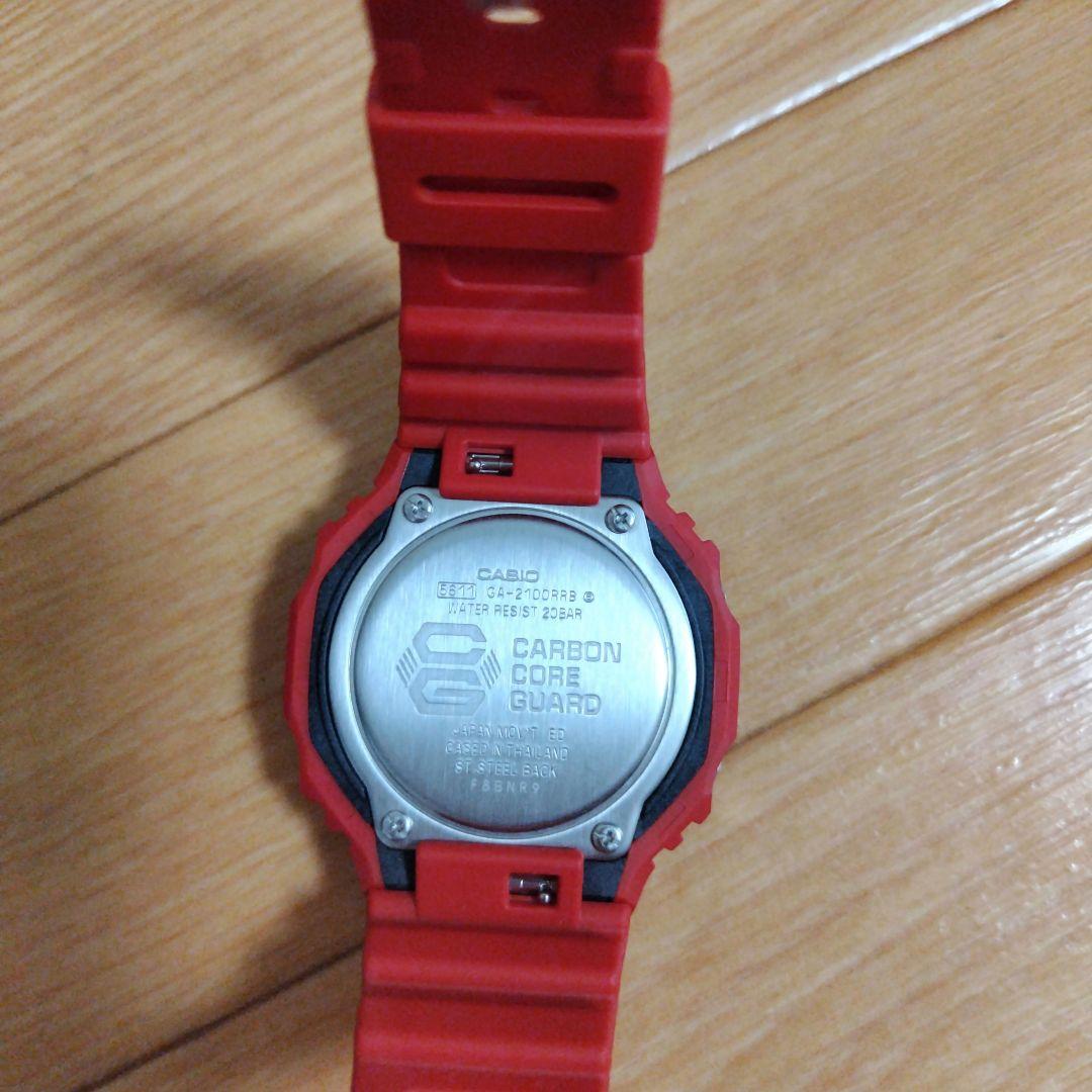 Casio G-Shock GA-2100RRB-4ADR Watch with Reversed LCD Japan Import
