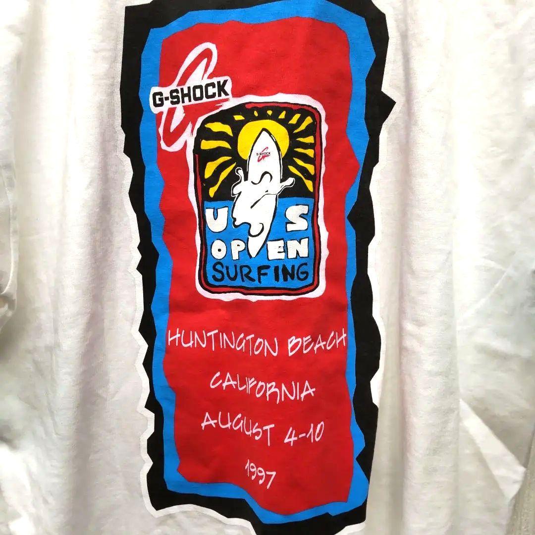 Casio G-Shock Surfing T-Shirt US Open Rare