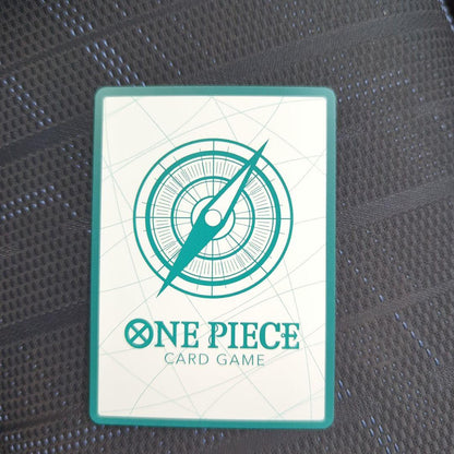 One Piece Shanks and Luffy hologram Don card from the 2nd Anniversary Japanese edition