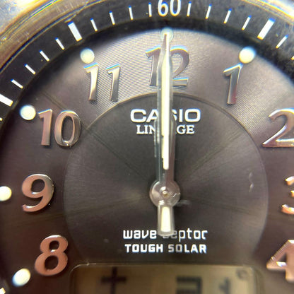 Casio Lineage Wave Ceptor Solar Watch Series LCW-100 in Silver