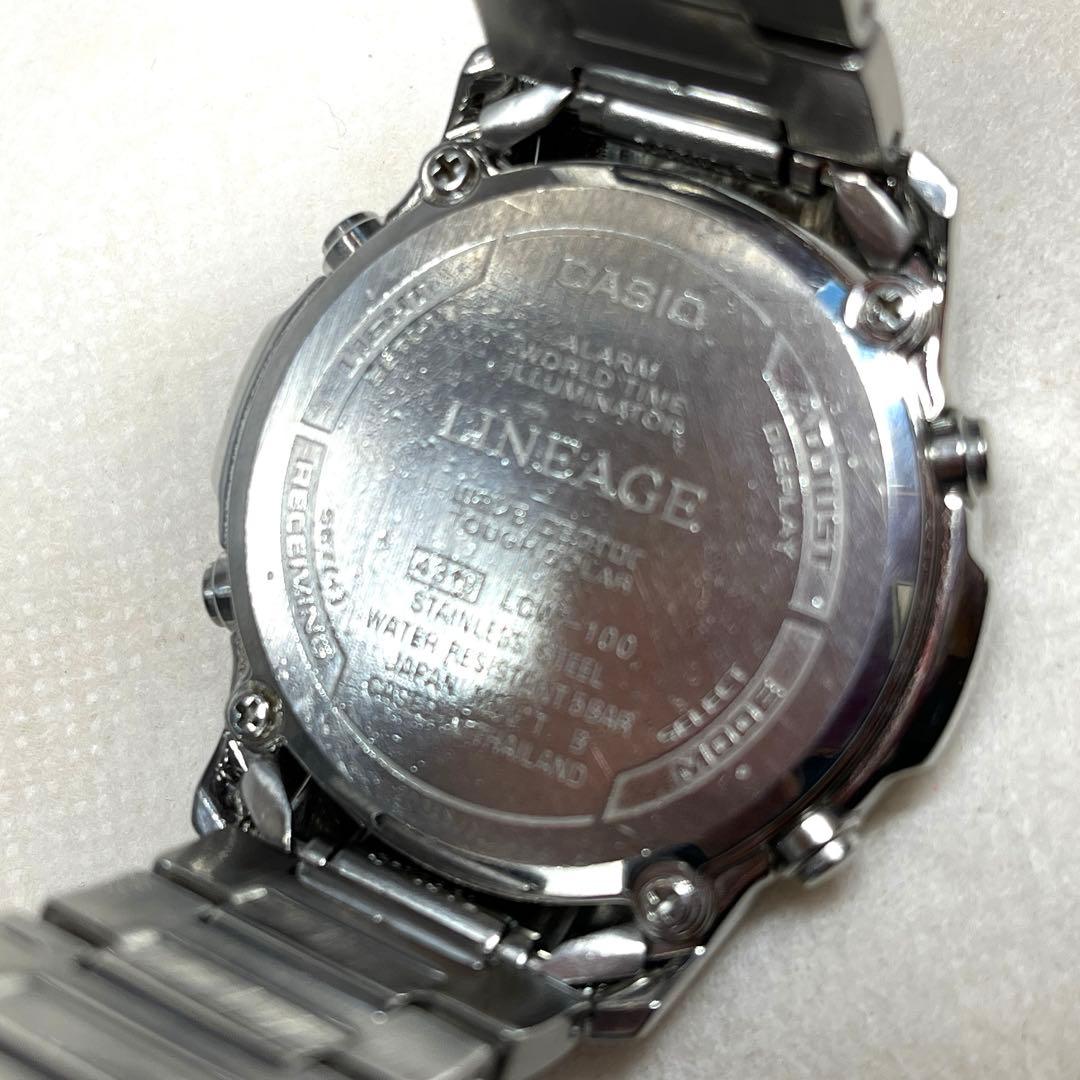 Casio Lineage Wave Ceptor Solar Watch Series LCW-100 in Silver