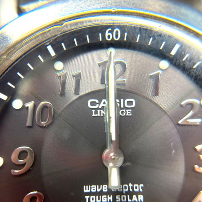 Casio Lineage Wave Ceptor Solar Watch Series LCW-100 in Silver