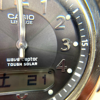 Casio Lineage Wave Ceptor Solar Watch Series LCW-100 in Silver