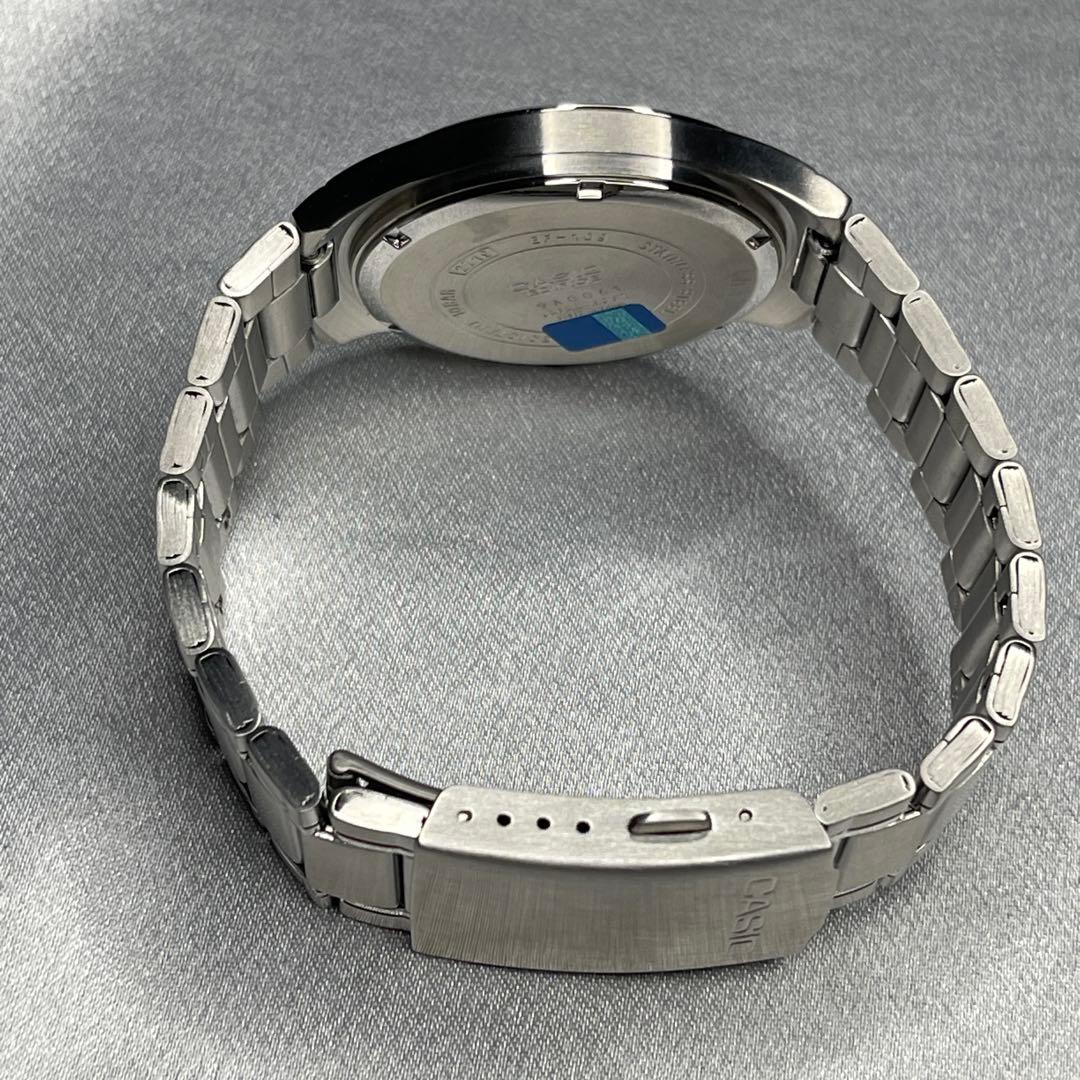 Casio Edifice EF-100 Watch with Silver Band and Brown Dial
